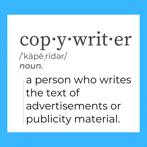 Amazon copywriter va definitions. a person who writes the text of advertisements or publicity material.
